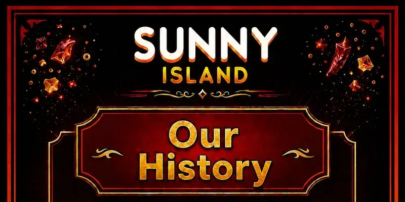 The masthead of the printed Sunny Island Pepper Sauce label.